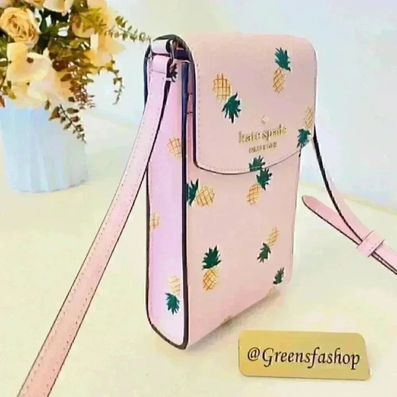 Kate spade staci pineapple north south crossbody bag - Picture 7 of 9